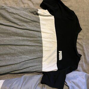 White/Grey/Black Multi Color Puma Tee